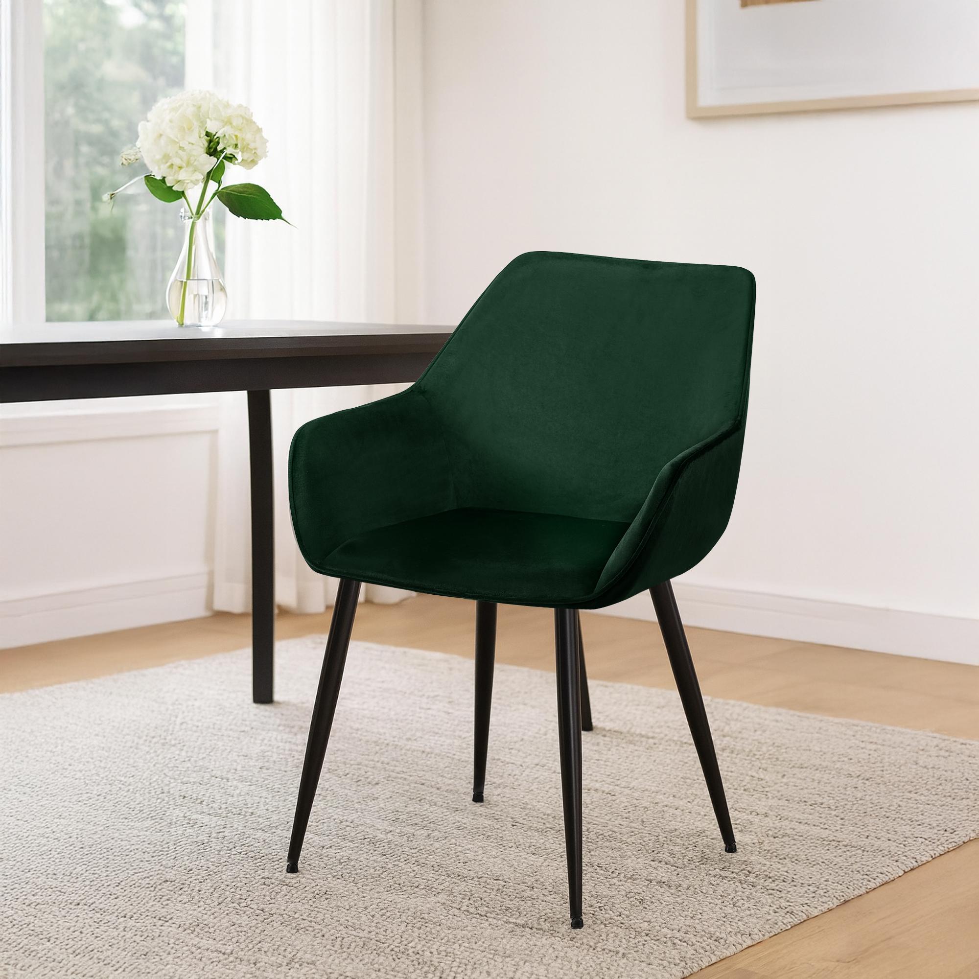 Eetkamerstoel ergonomisch met armleuning - meerdere kleuren