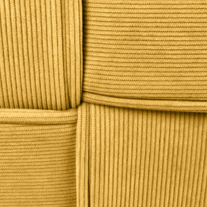 Trendy poef corduroy vierkant - meerdere kleuren