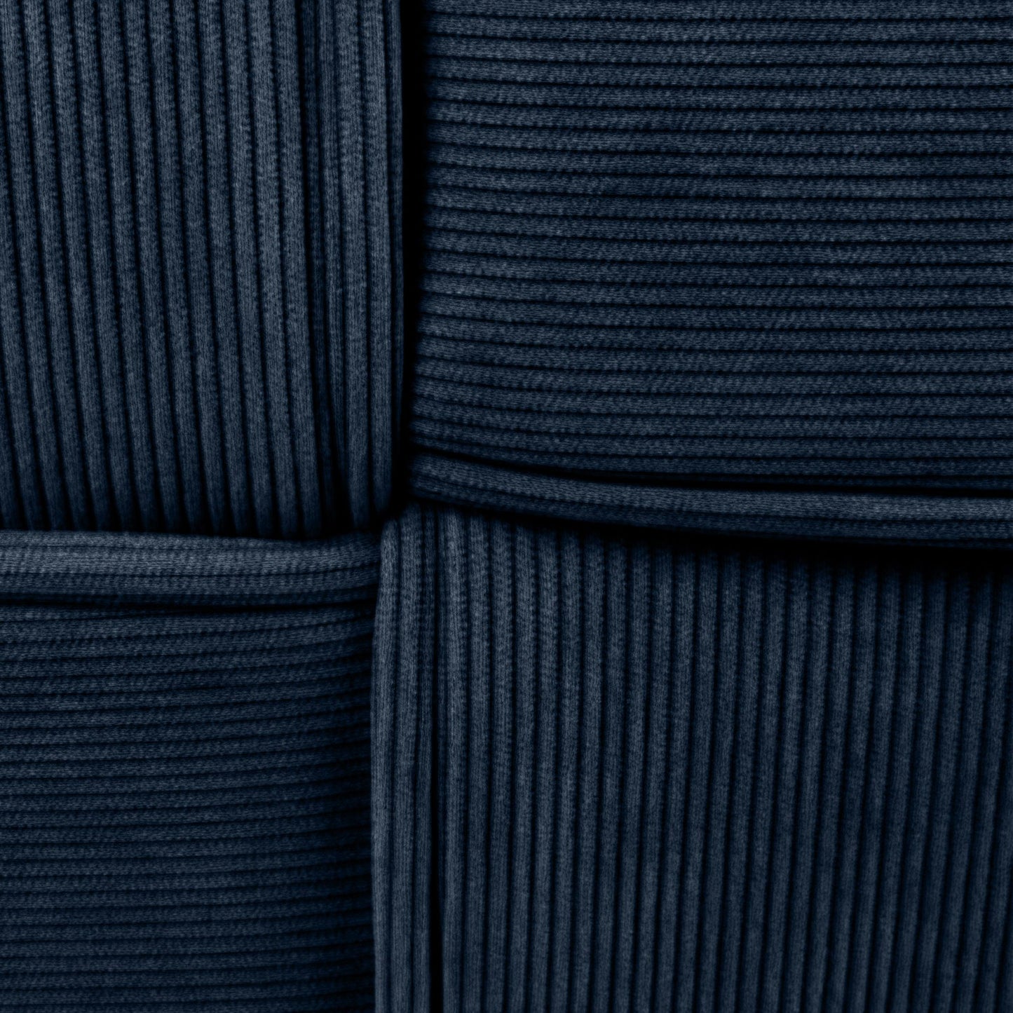 Trendy poef corduroy vierkant - meerdere kleuren