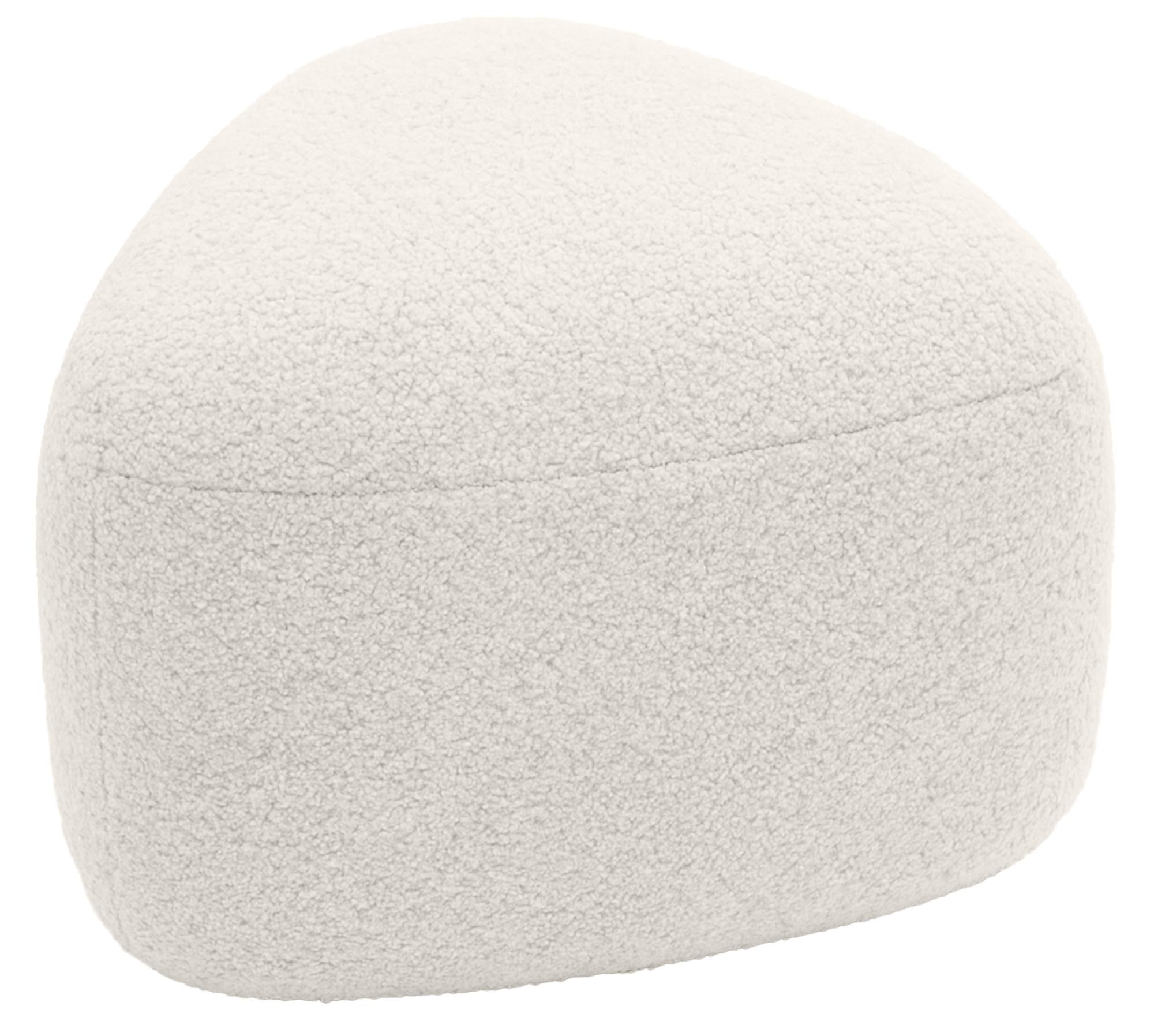 Design organische poef ovaal - meerdere kleuren