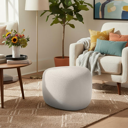 Design organische poef ovaal - meerdere kleuren