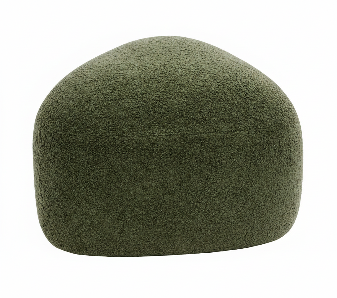 Design organische poef ovaal - meerdere kleuren