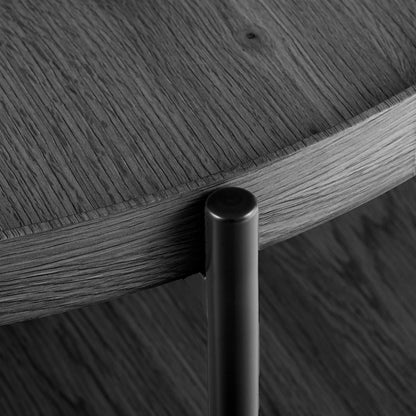 Salontafel rond met opbergruimte hout - meerdere kleuren en maten