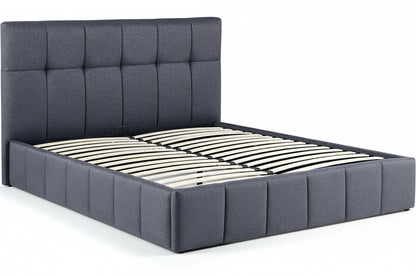 Bedframe gestoffeerd met mechanisme voor opbergruimte - meerdere maten en kleuren