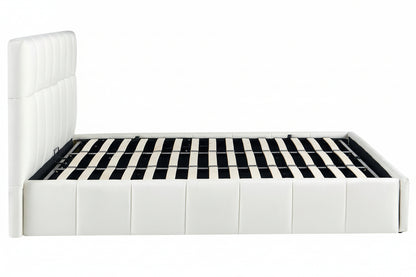 Bedframe gestoffeerd met mechanisme voor opbergruimte - meerdere maten en kleuren