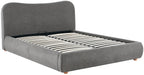 Gestoffeerd Teddy bedframe met mechanische opbergruimte - crème of grijs