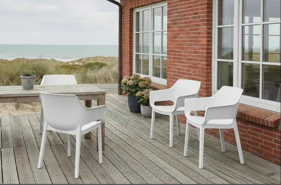 Design kuip stoel voor buiten en tuin - meerdere moderne kleuren