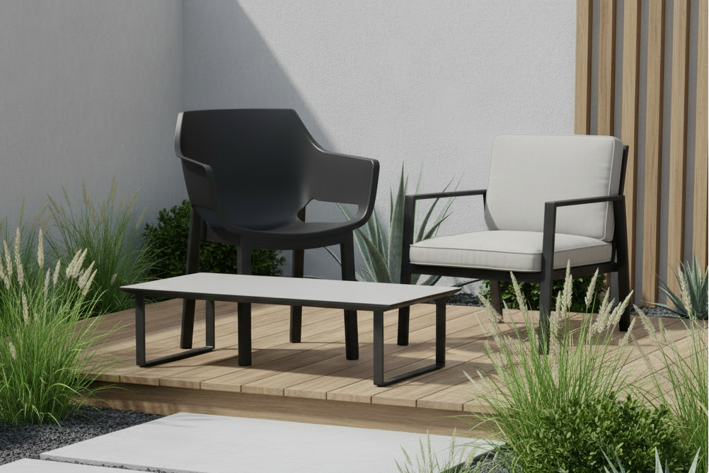Design kuip stoel voor buiten en tuin - meerdere moderne kleuren