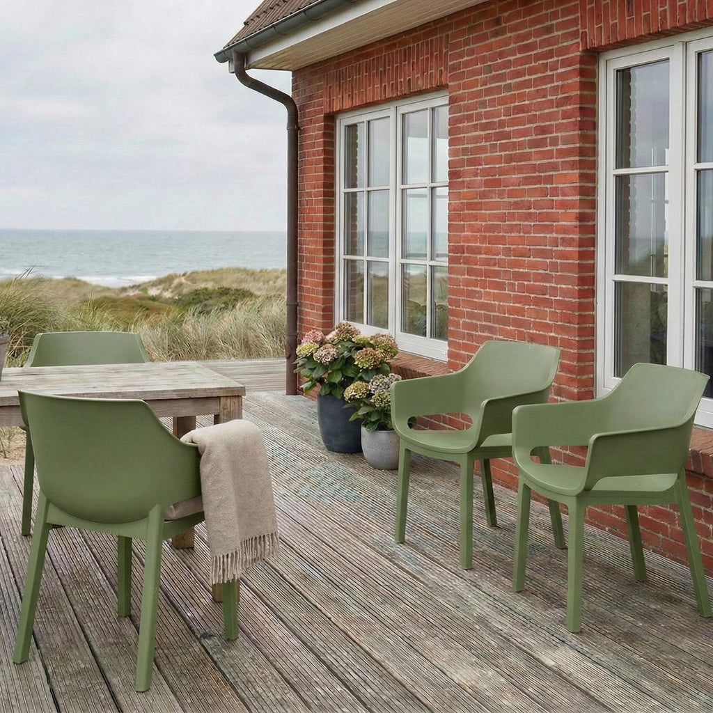 Design kuip stoel voor buiten en tuin - meerdere moderne kleuren