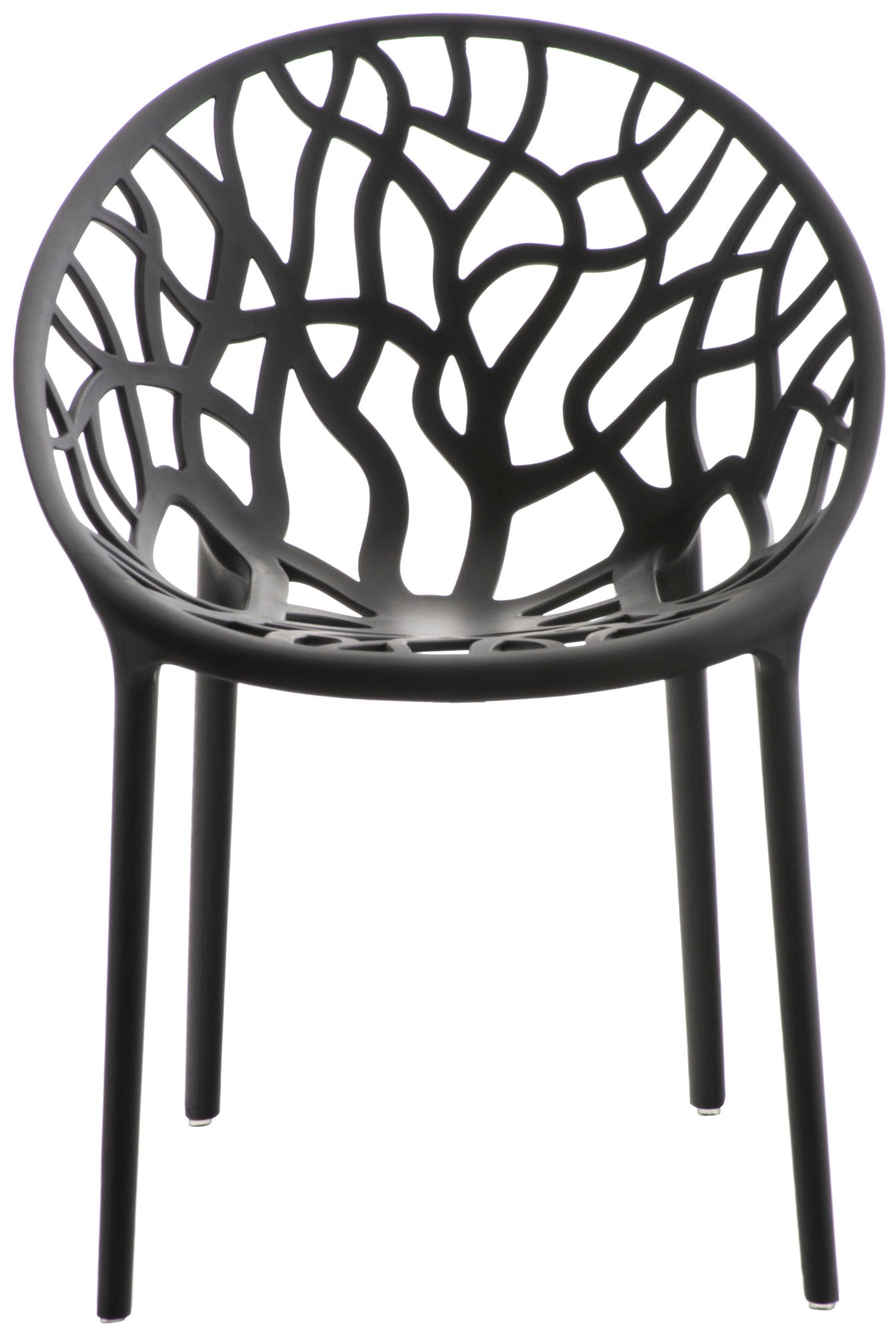 Set of 2 designer garden chairs made from recycled plastic - multiple colours