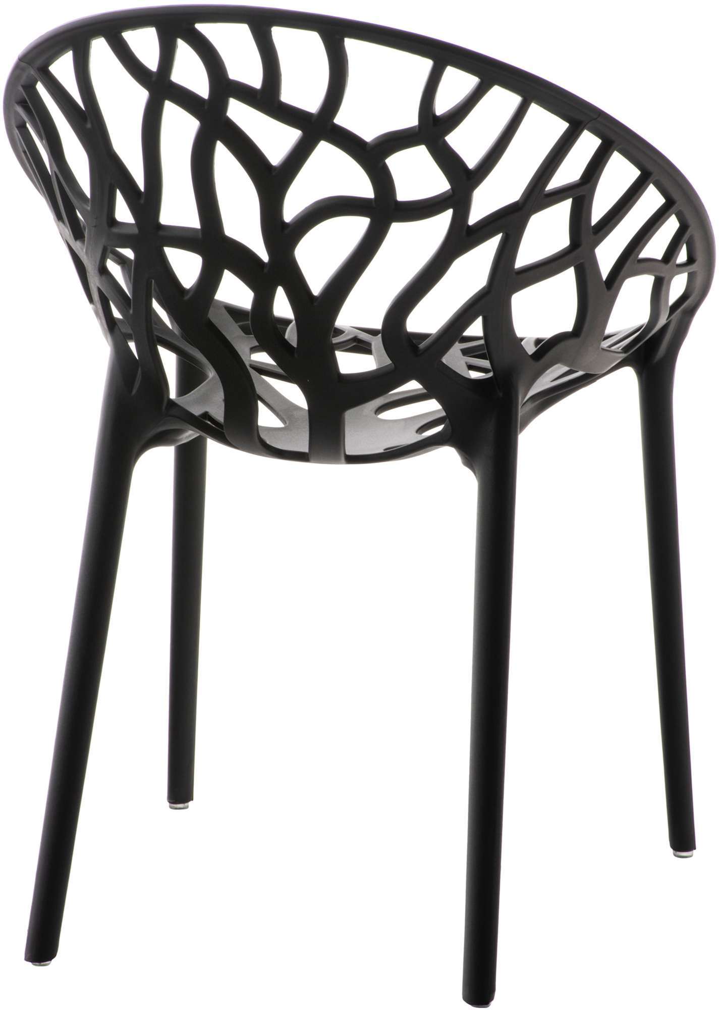 Set of 2 designer garden chairs made from recycled plastic - multiple colours