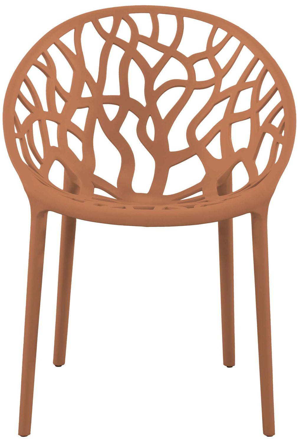Set of 2 designer garden chairs made from recycled plastic - multiple colours