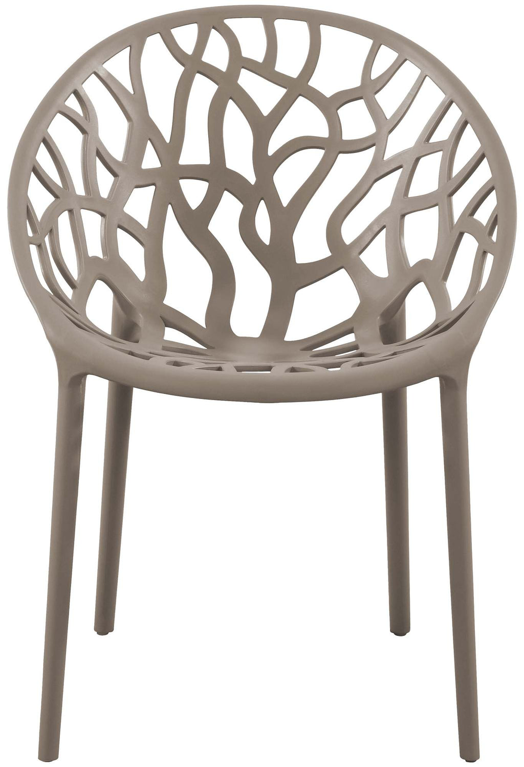 Set of 2 designer garden chairs made from recycled plastic - multiple colours