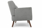 Design corduroy 2-zits bank met poten van rubber hout 120 cm - meerdere kleuren