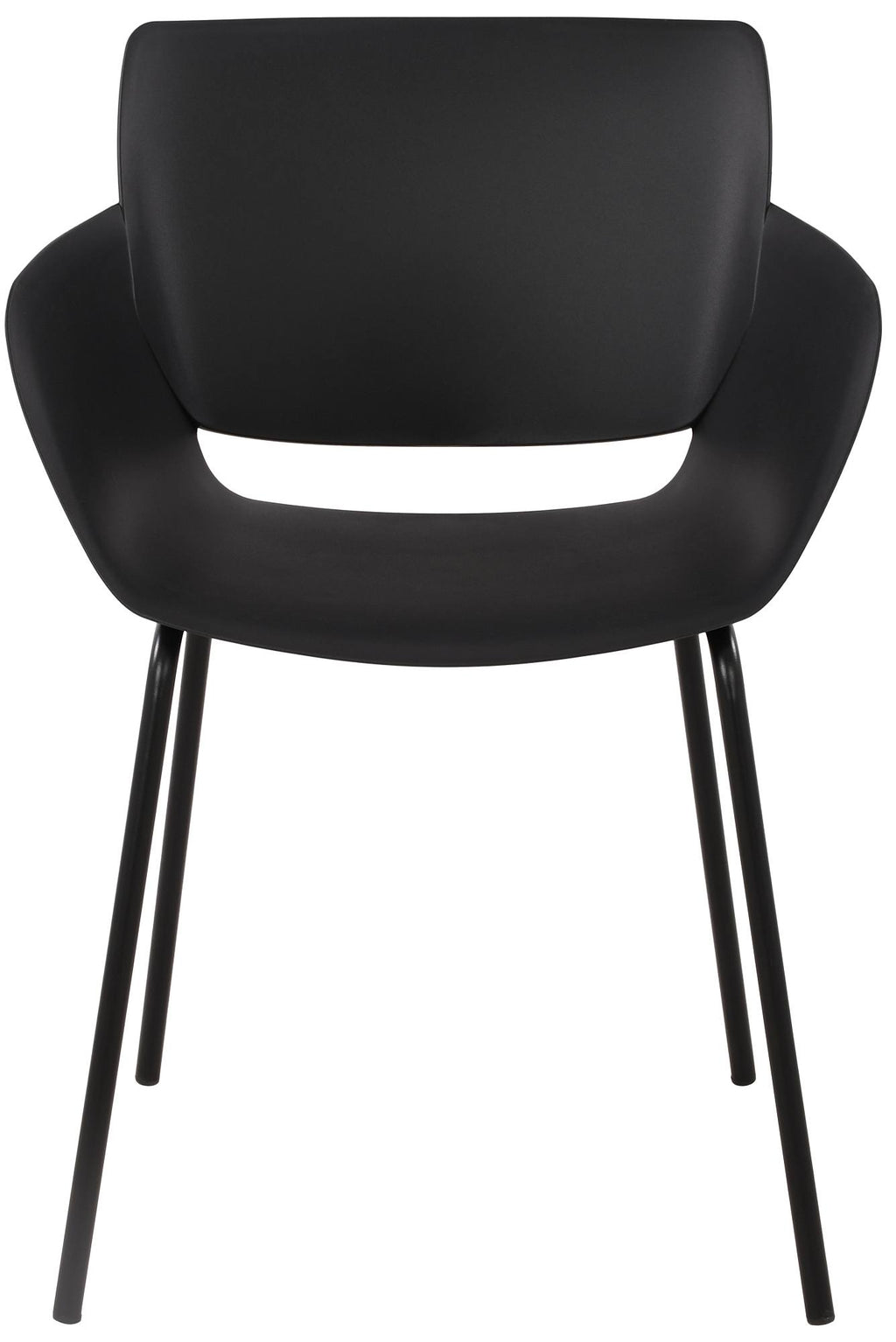 Tuinset 5-delig met tafel en stoelen van duurzaam kunststof - wit of zwart