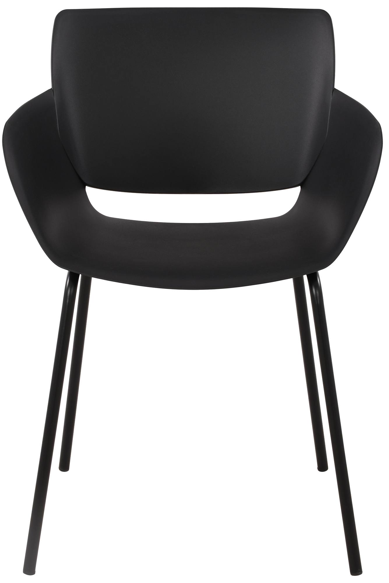Tuinset 5-delig met tafel en stoelen van duurzaam kunststof - wit of zwart