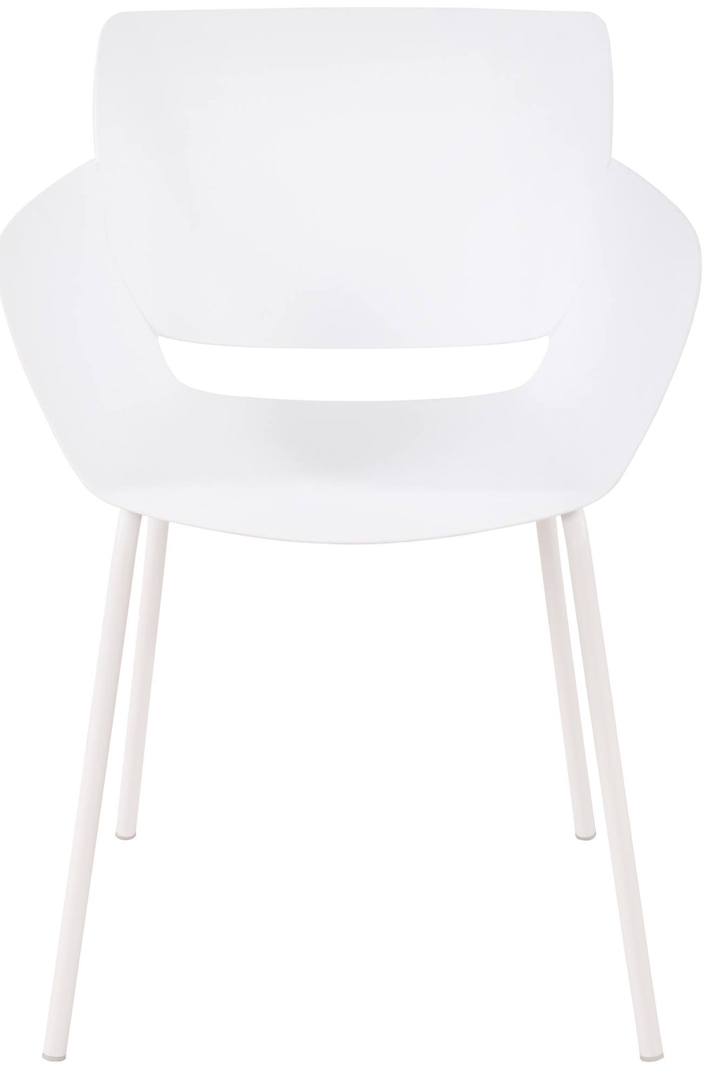 Tuinset 5-delig met tafel en stoelen van duurzaam kunststof - wit of zwart