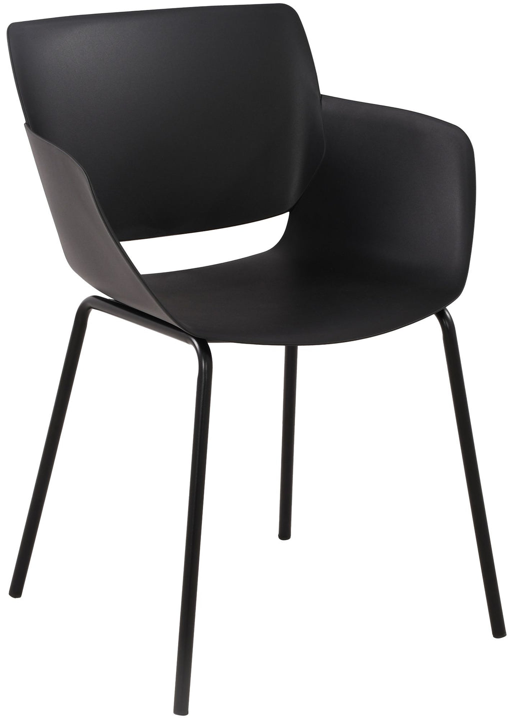 Moderne tuin set met 1 tafel en 2 stoelen van duurzaam kunststof - wit of zwart