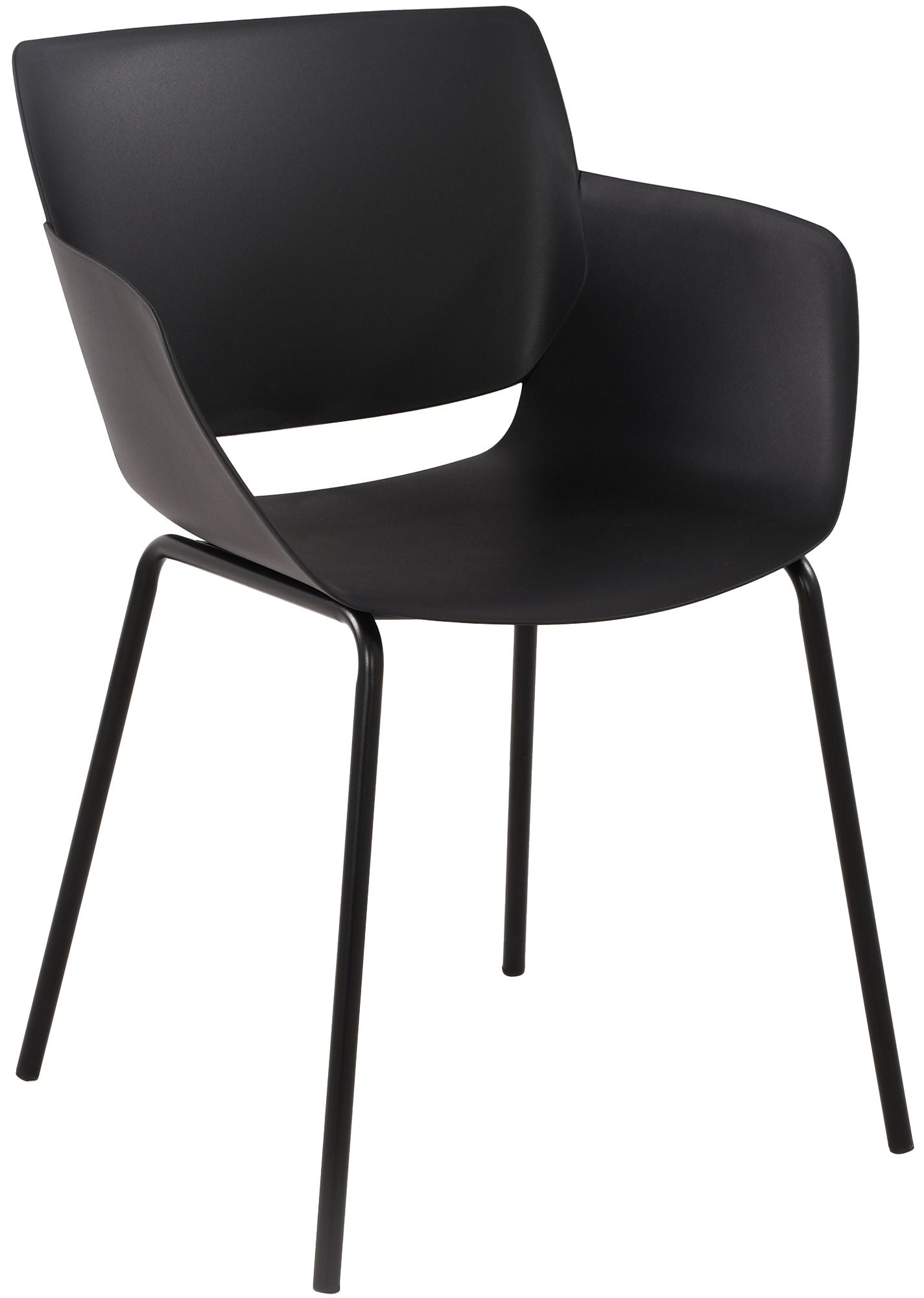 Moderne tuin set met 1 tafel en 2 stoelen van duurzaam kunststof - wit of zwart