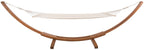 Design hammock hangmat van Eucalyptus hout en stof - grijs of crème