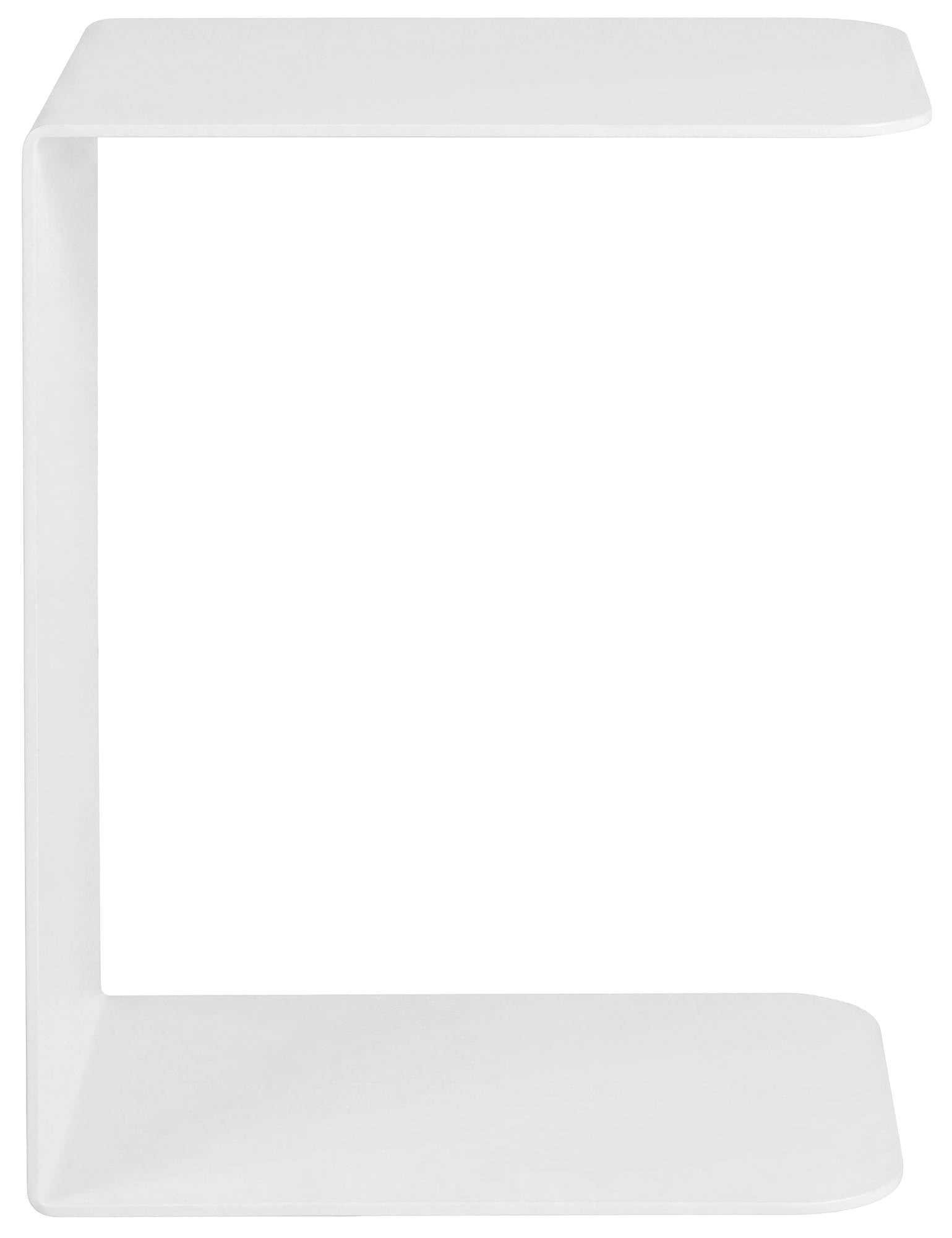 Design bijzettafel van massief staal - zwart of wit