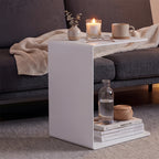 Design bijzettafel van massief staal - zwart of wit