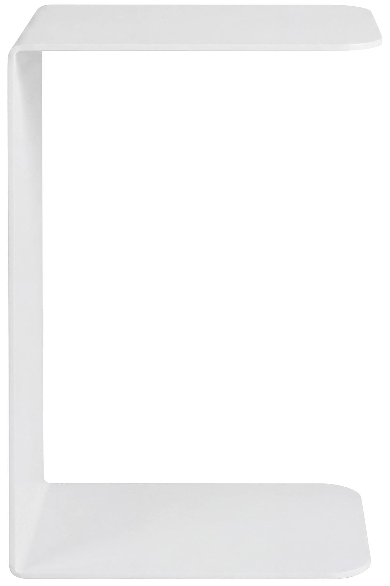 Design bijzettafel van massief staal - zwart of wit