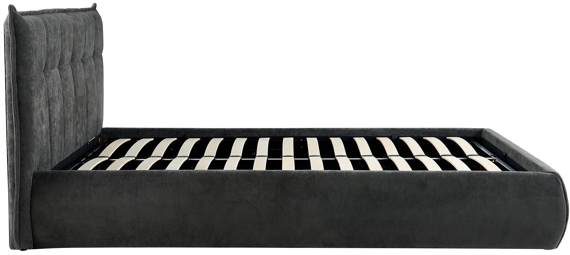 Moderne bedframe gestoffeeerd met mechanische voor opbergruimte 160x200 cm - crème of grijs