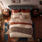 Moderne bedframe gestoffeeerd met mechanische voor opbergruimte 160x200 cm - crème of grijs