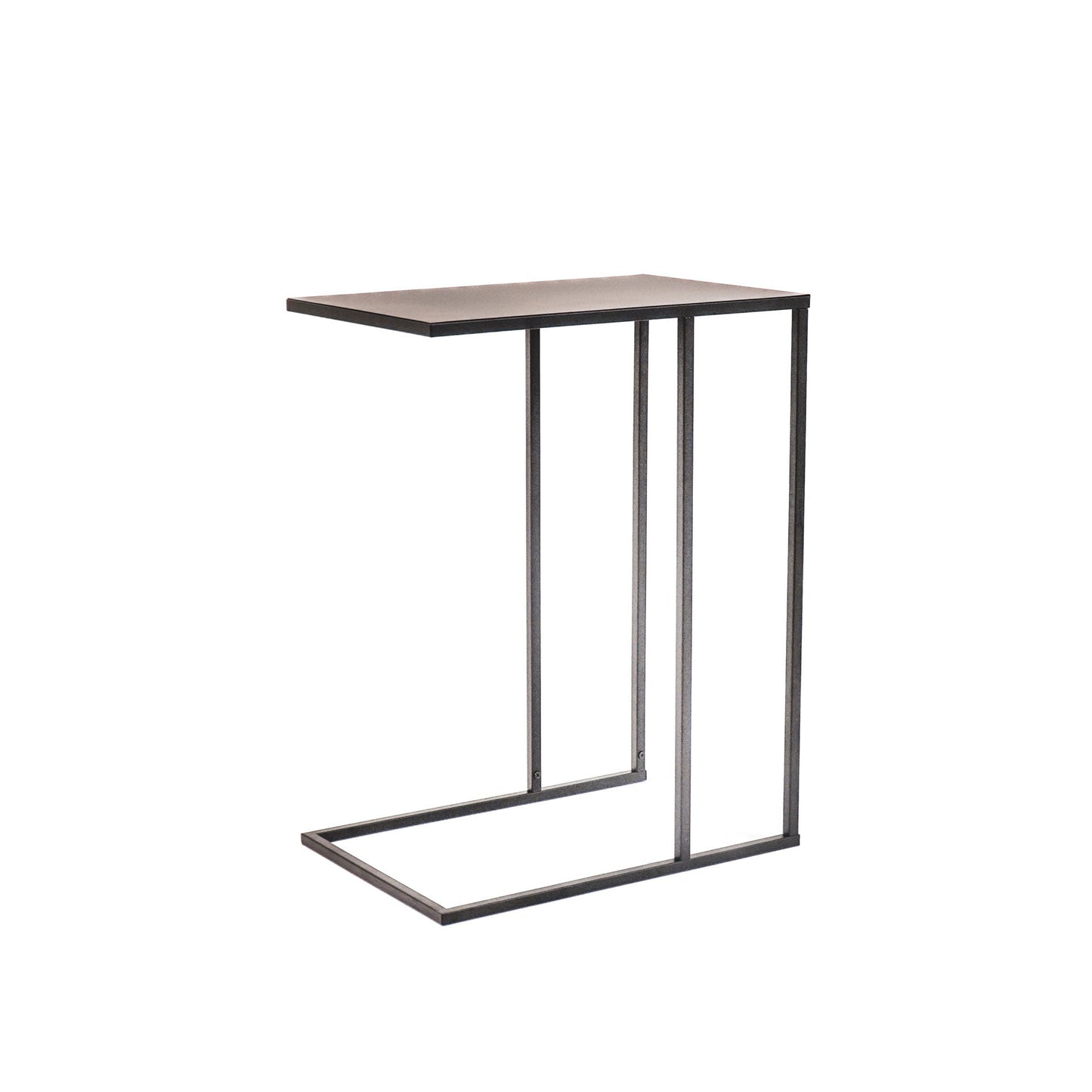 Bijzet tafel minimalistisch metaal - zwart