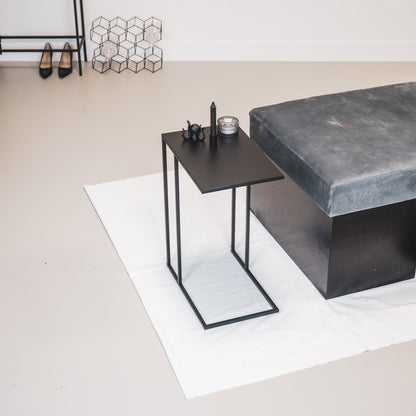 Bijzet tafel minimalistisch metaal - zwart