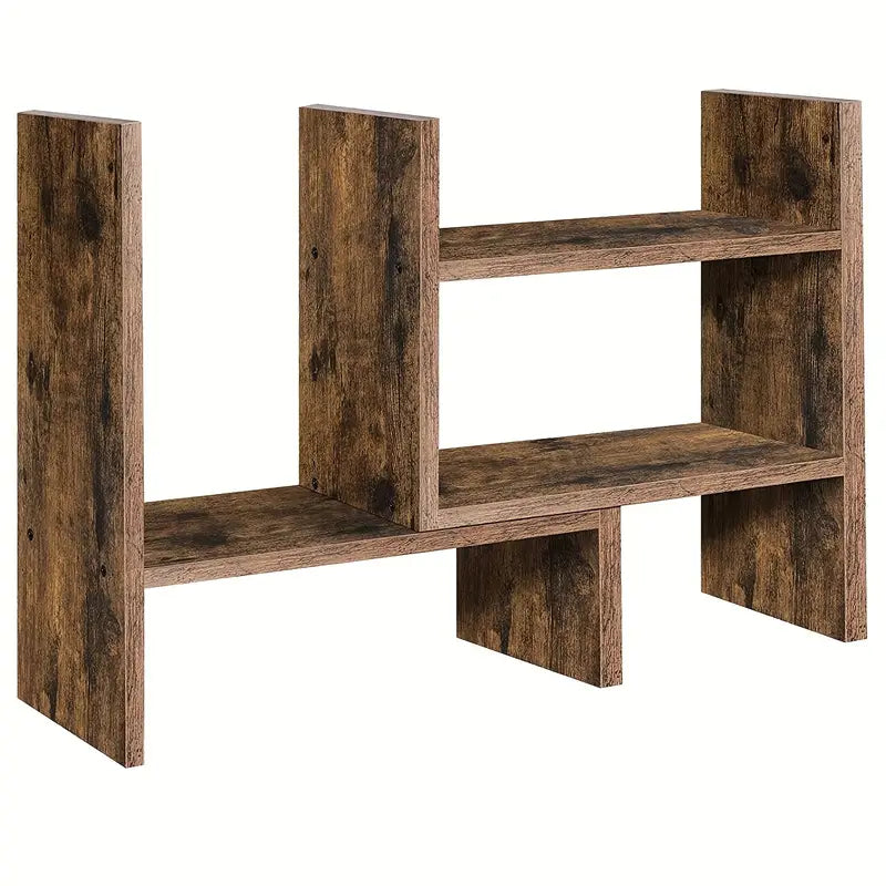 Eco-Friendly Wooden Desktop Organizer and Display Shelf-0