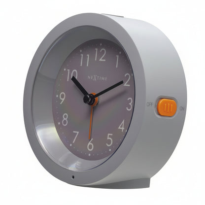 Design tafel wekker met nachtlicht - meerdere kleuren