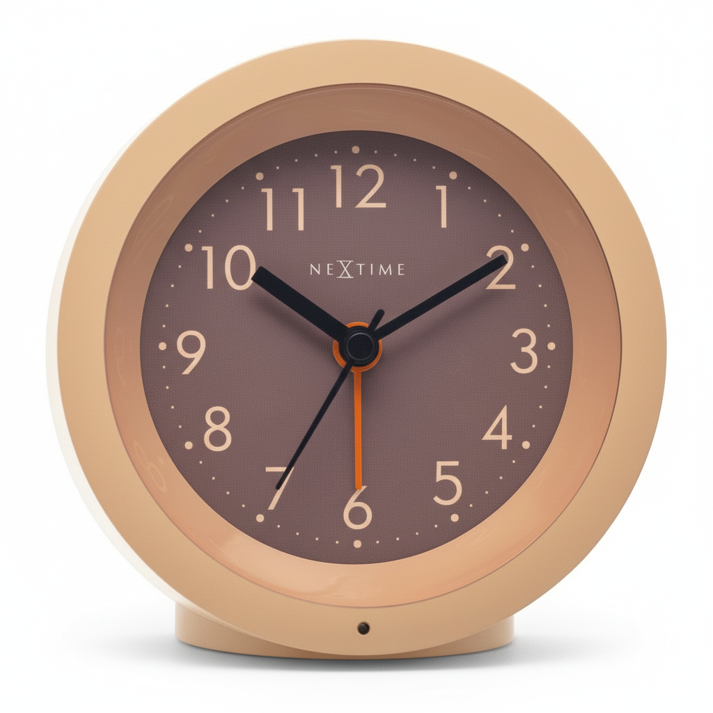 Design tafel wekker met nachtlicht - meerdere kleuren