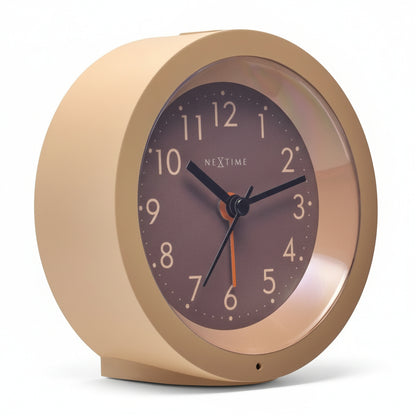 Design tafel wekker met nachtlicht - meerdere kleuren