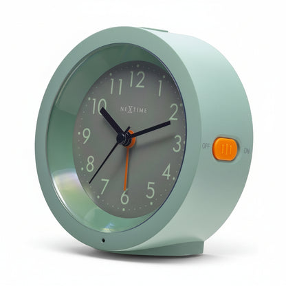 Design tafel wekker met nachtlicht - meerdere kleuren