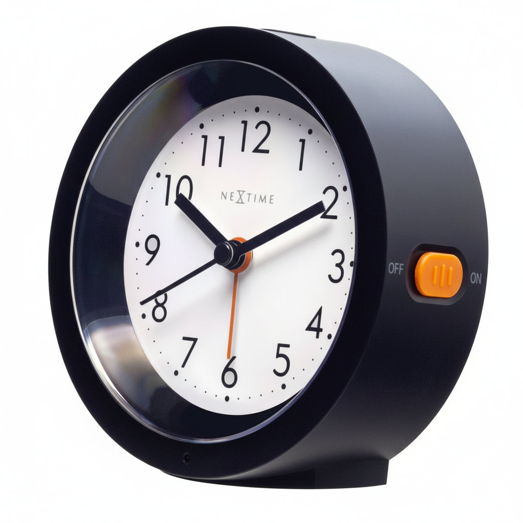 Design tafel wekker met nachtlicht - meerdere kleuren