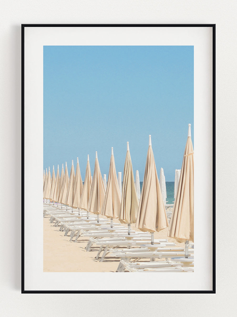 60's Beach premium poster