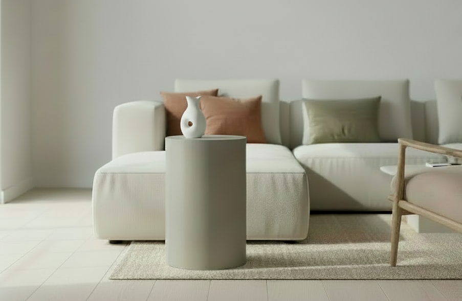 Dutch design Cilo bijzettafel rond van staal - meerdere kleuren