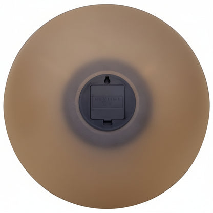 Design zwevend wandklok van glas en geluidloos Ø 40 cm - goud bruin of grijs