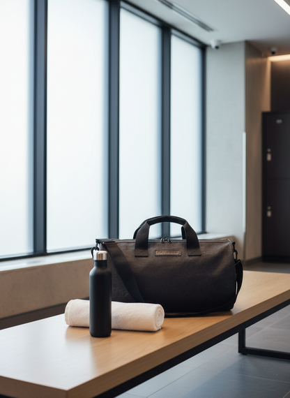 Duffel reistas canvas – bruin of zwart