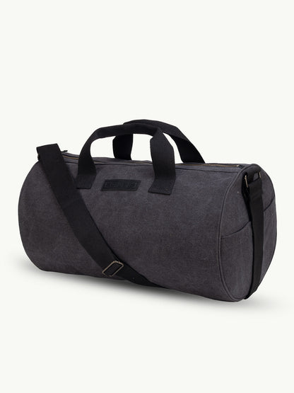 Duffel reistas canvas – bruin of zwart