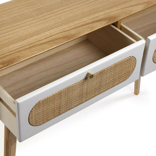 Hall Table with 2 Drawers Versa Vega 30 x 78 x 100 cm-2