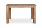 Eettafel 120X60X77 Cm Massief Mahoniehout Grijs