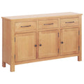 Dressoir Bruin 112 X 33.5 X 70 Cm Massief Eikenhout