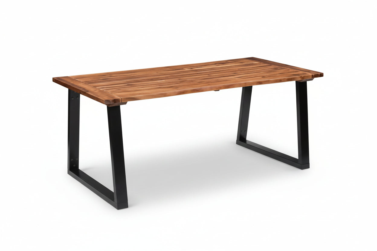 Eettafel 180X90Cm Massief Acaciahout