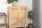 Dressoir van rotan met lades - meerdere kleuren