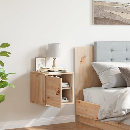 Wandkast 31,5X30X30 Cm Massief Grenenhout