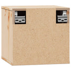 Wandkast 31,5X30X30 Cm Massief Grenenhout