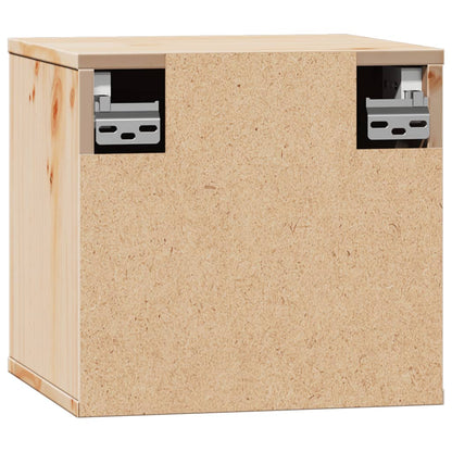 Wandkast 31,5X30X30 Cm Massief Grenenhout